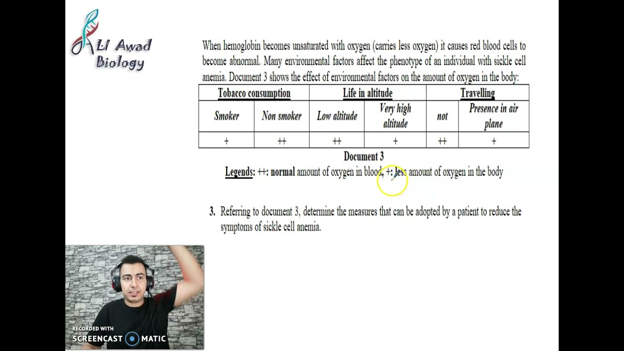 Solving exercises about transcription, Translation and sickle cell anemia #Grade_11_science