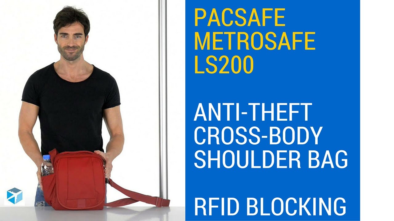 Pacsafe Metrosafe LS200 Anti-Theft Cross Body Shoulder Bag - RFID Blocking