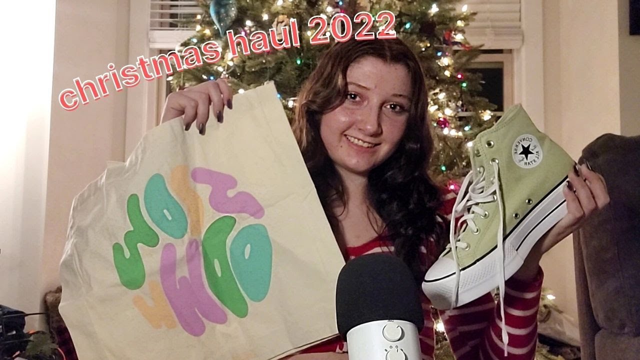 ASMR christmas haul 2022 🎄