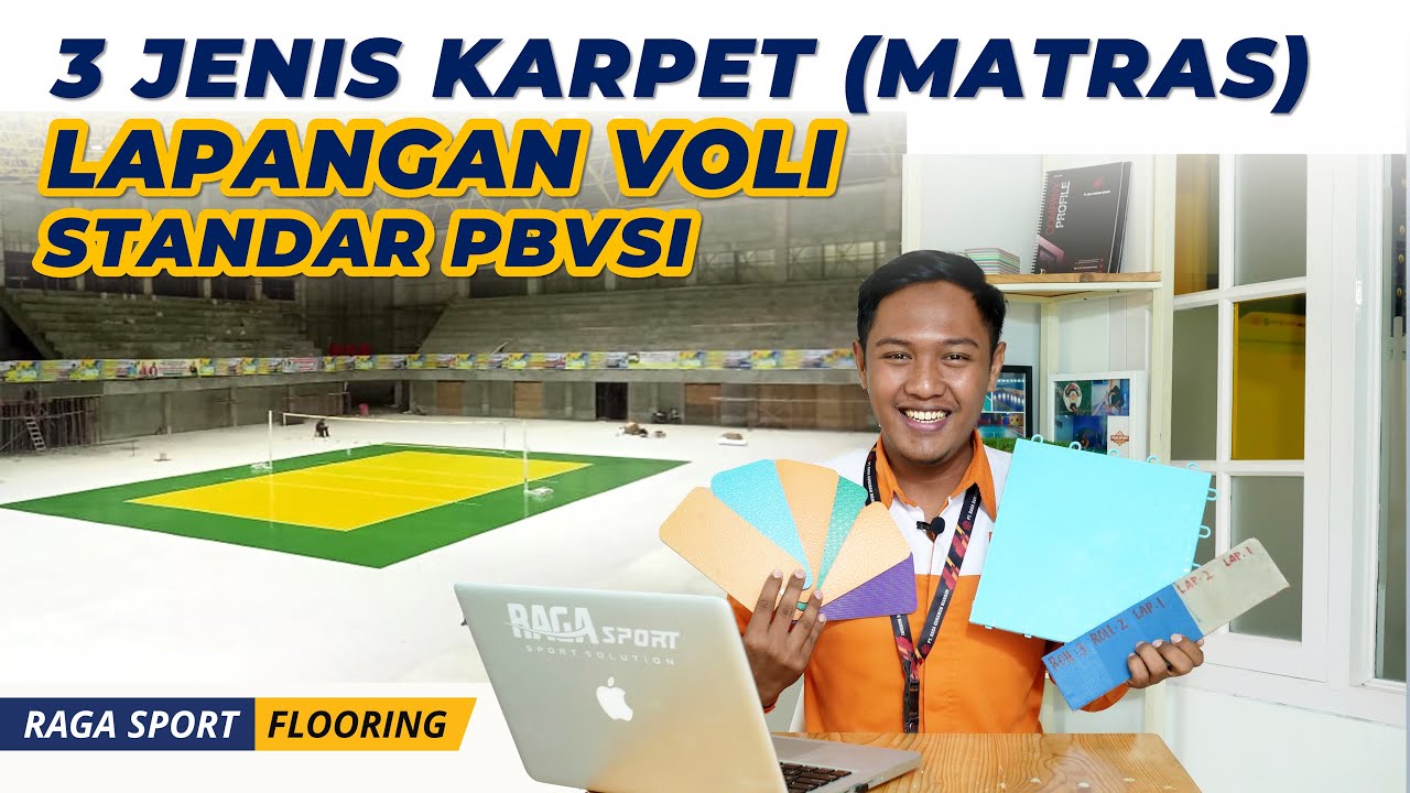 🔴3 Jenis Karpet Matras Lapangan Voli Standar PBVSI Yang Wajib Diketahui❗(Harga Dan Spesifikasinya)