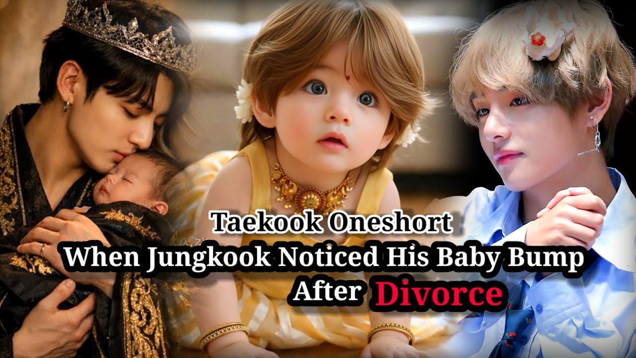 Taekook Oneshort|| When Jungkook noticed his baby bump after Divorce... #taekookff #taehyung
