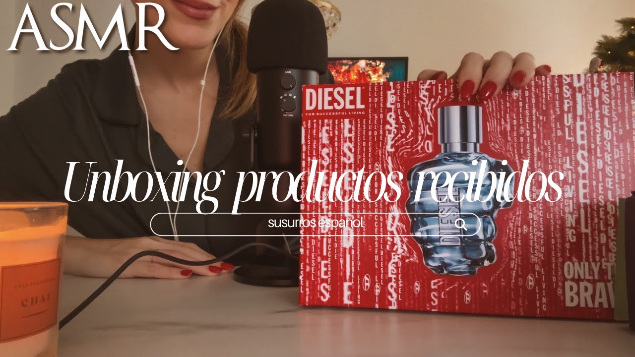 ASMR | unboxing productos recibidos 🧣🧸🎀🎄
