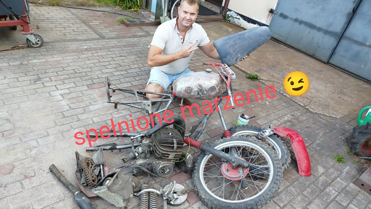 Kupiłem motocykl CZ CROSS 250 Jawa enduro 513 380- po generalnym remoncie silnika