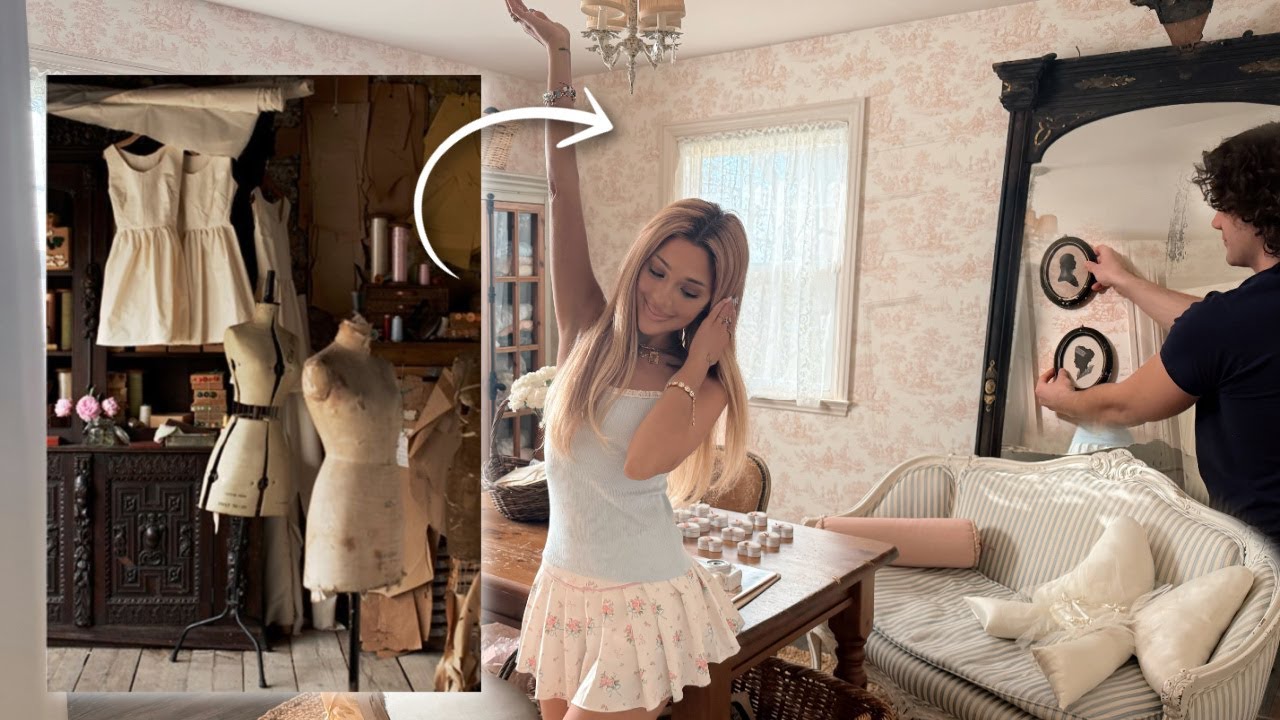 My Boyfriend Gives me a Cinderella-Inspired Office Makeover