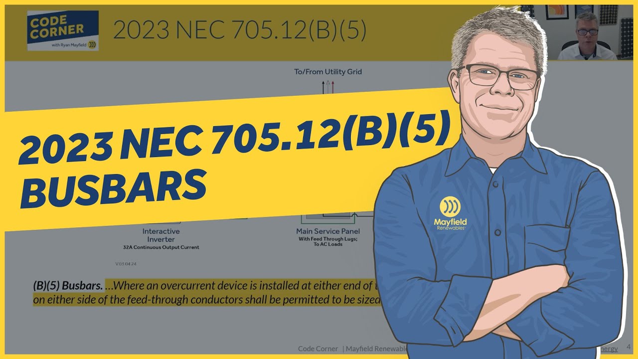 2023 NEC 705.12(B)(5) Busbars