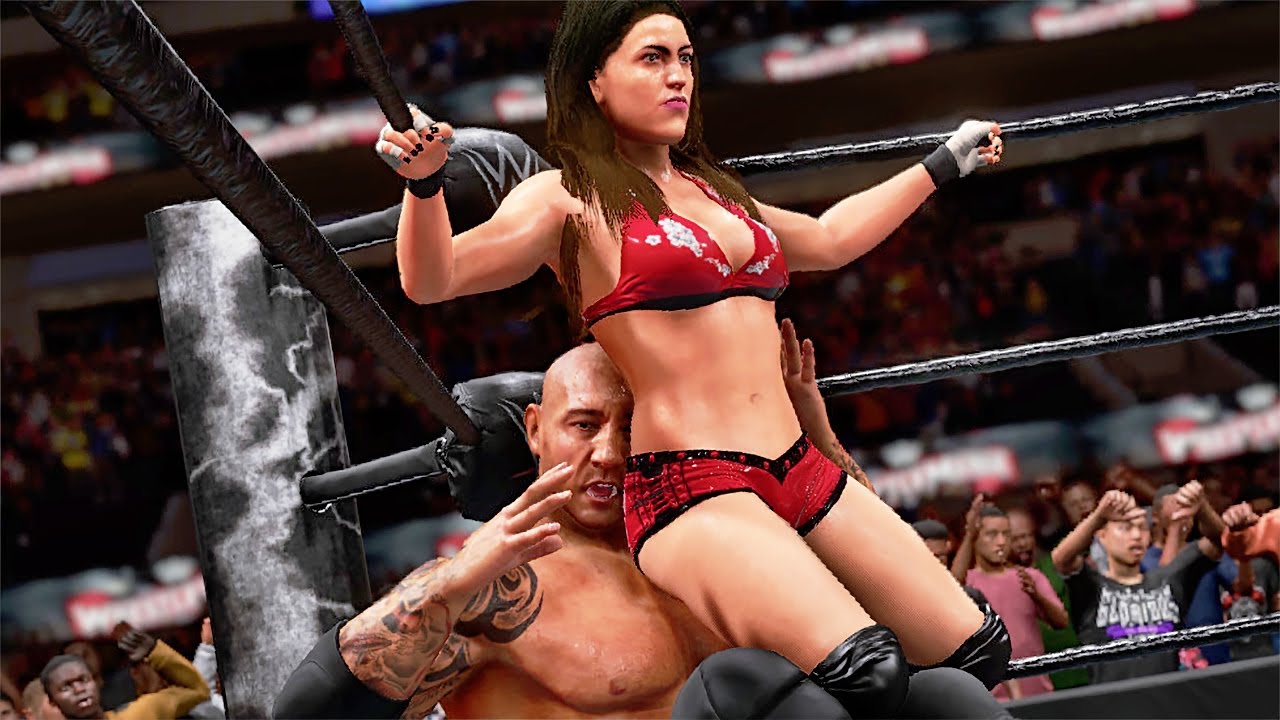 WWE 2K20: Tessa Blanchard vs Dave Batista, intergender wrestling