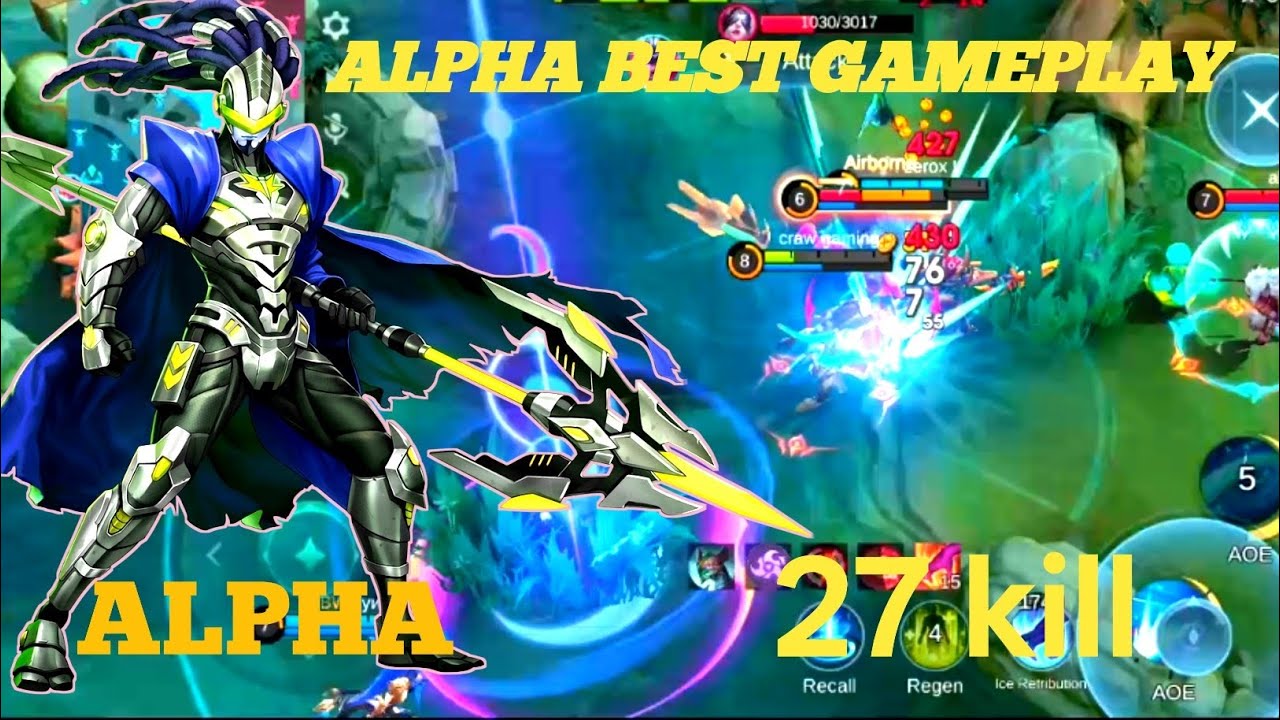 ALPHA 27 KILL + Super MANIAC !! instant kills bettle // Build top 1 Global 