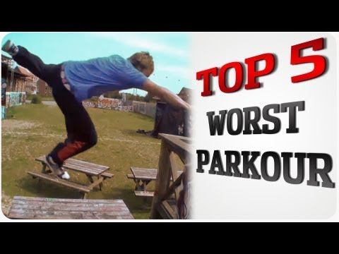Top Five Worst Parkour Fails | JukinVideo Top 5