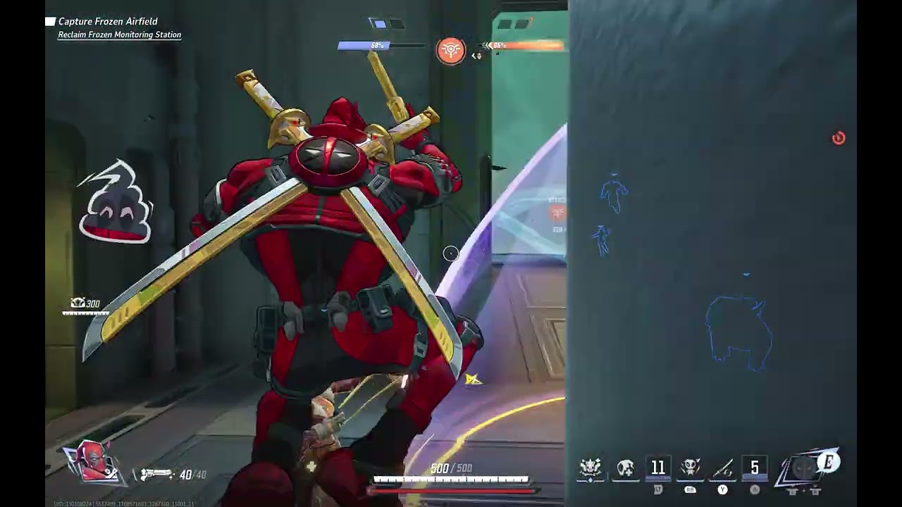 Marvel Rivals trying out deadpool with awesome clips