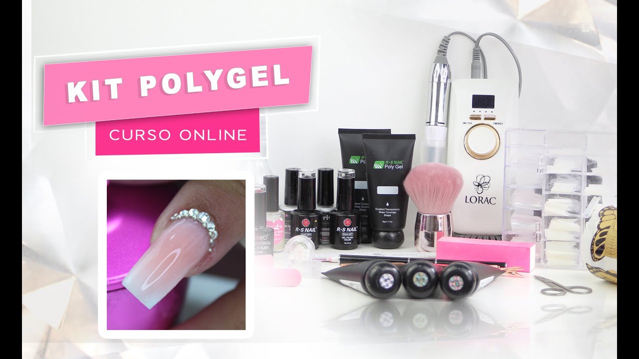 CURSO ONLINE POLYGEL #1 Matérias para a técnica POLYGEL | Aline Makelyne