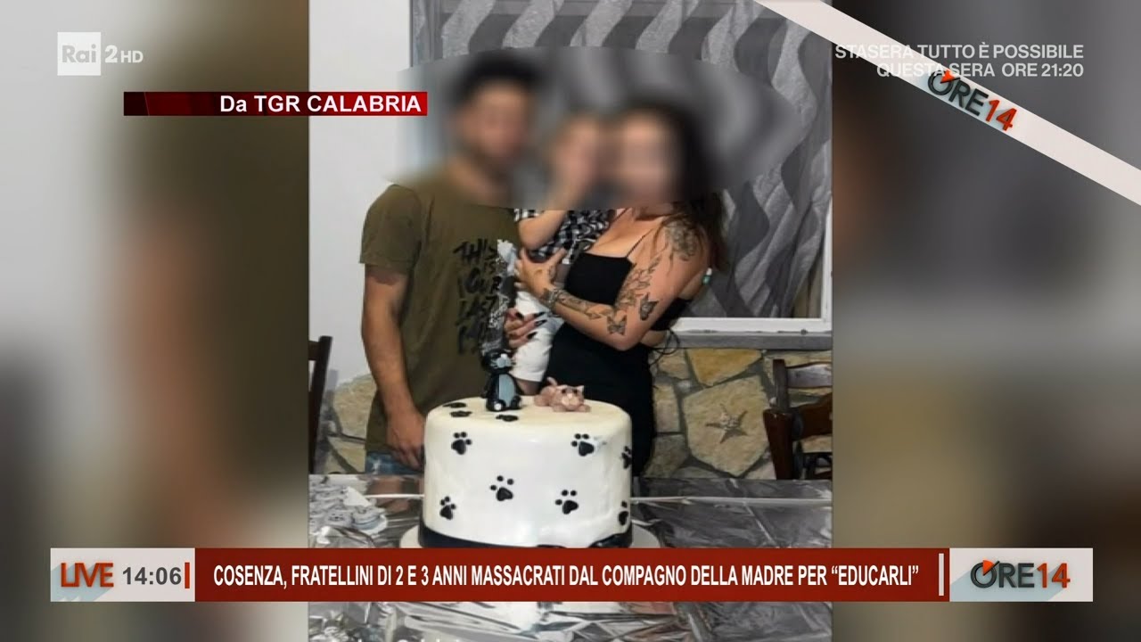 Cosenza, fratellini picchiati dal compagno della madre per 