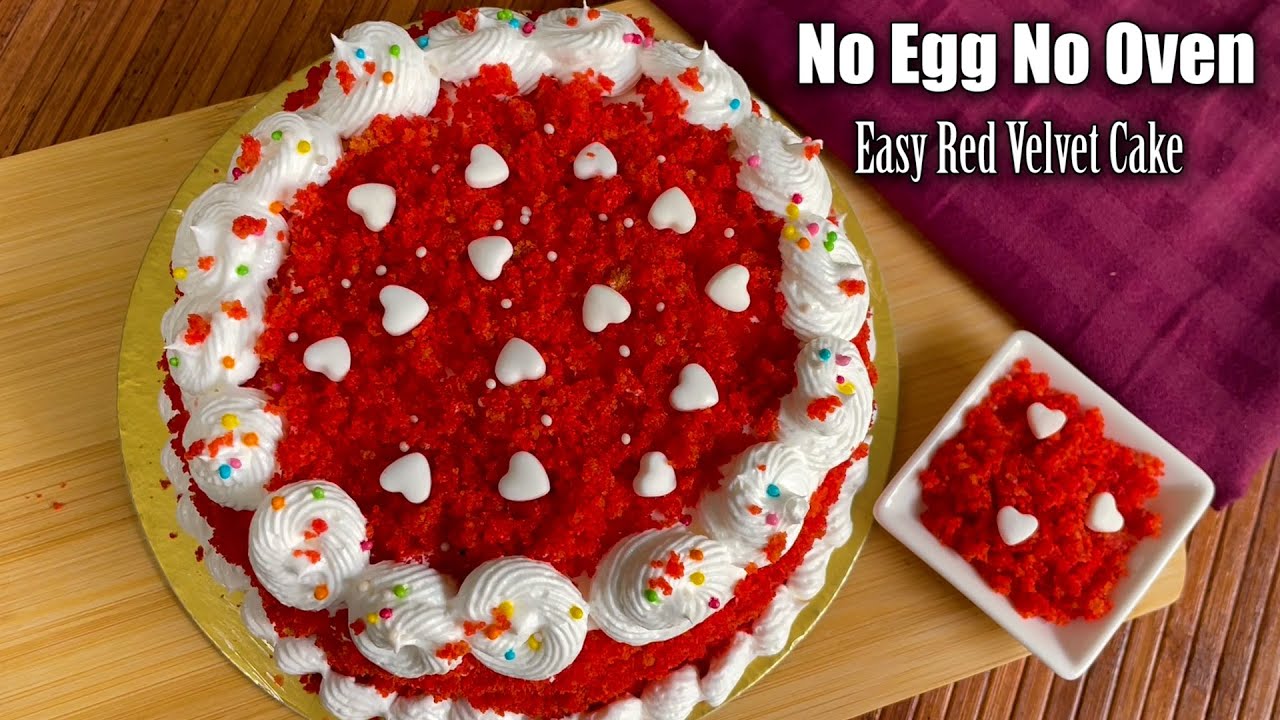 ValentineDay Special Red Velvet Cake Recipe👉ఒవేన్ ఎగ్ లేకుండా బేకరీ టేస్ట్ లుక్ వచ్చేలా ఈజీగా చేయండి