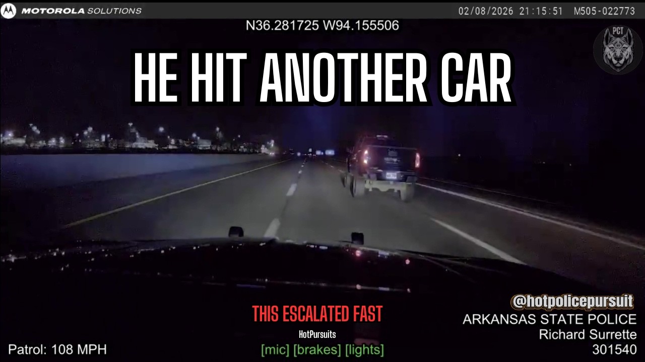 GMC Canyon Reaches 110 MPH on I-49 Before Trooper Executes Tactical Intervention in Rogers