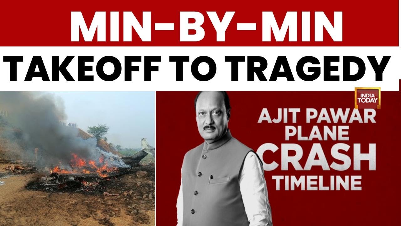 Ajit Pawar Death News | Minute-by-Minute Breakdown: How the Baramati Aircraft Crash Unfolded