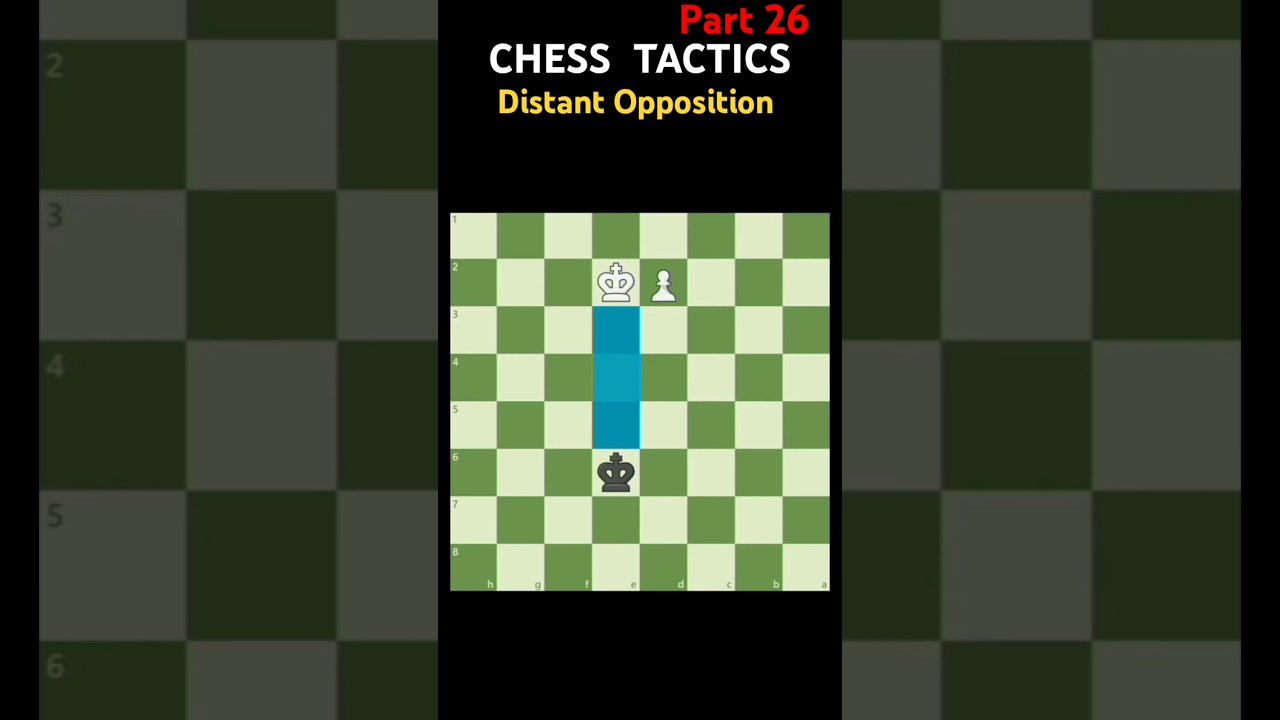 Distant Opposition | Chess Tactics Series #chess