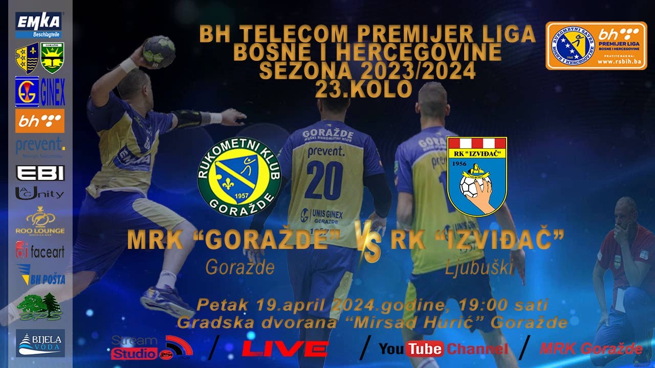 MRK Goražde Goražde - RK Izviđač Ljubuški