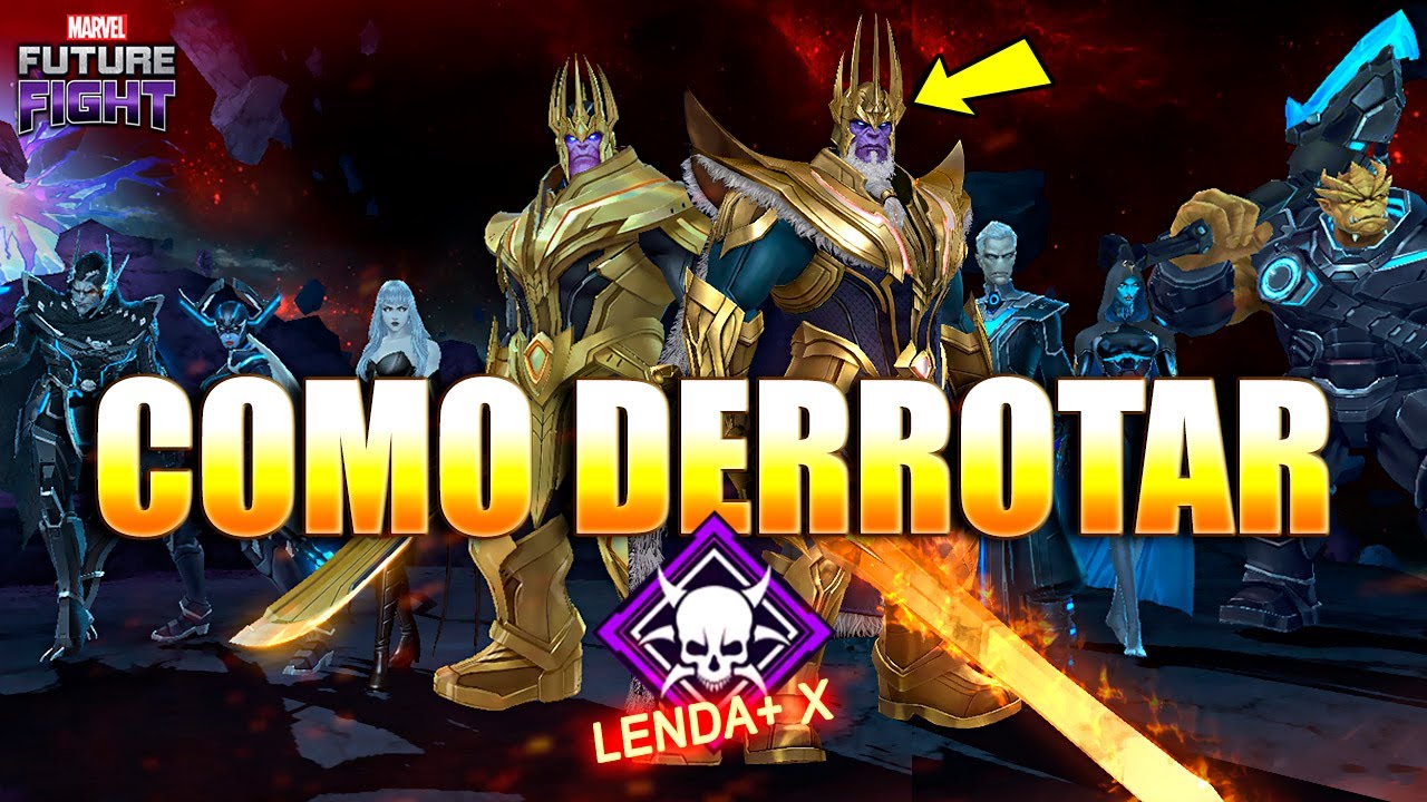 GUIA: THANOS E A ORDEM NEGRA! CHEFE LENDA+ X #MARVELfuturefight