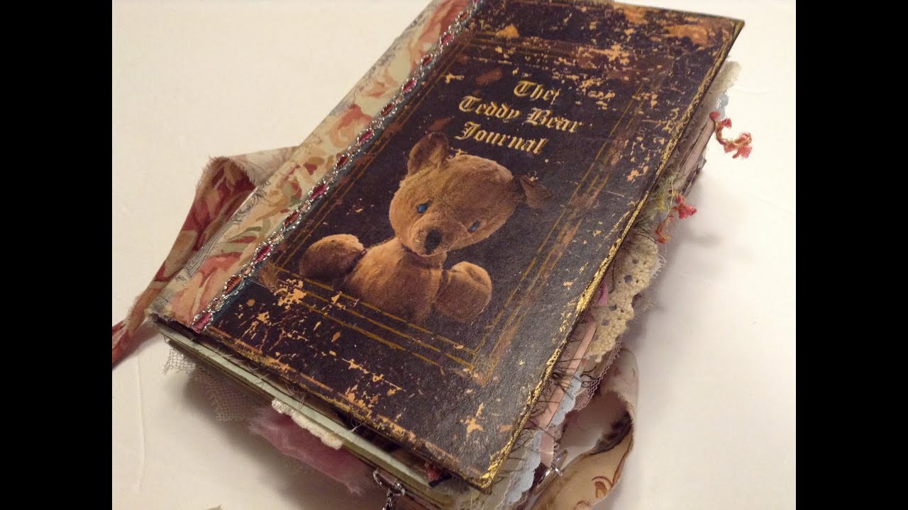 Vintage Teddy Bear Junk Journal for Teddy Bear Lovers Vintage Ephemera