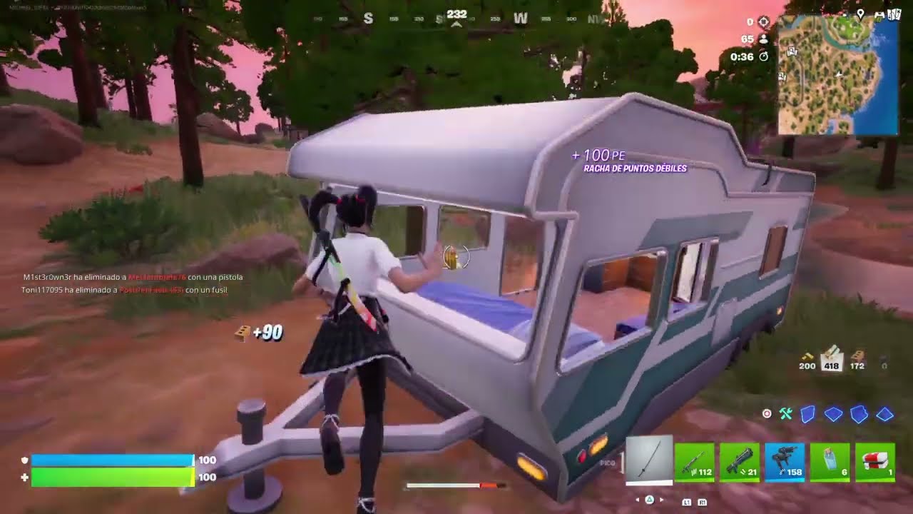 ndo una pantera de fortnite chile