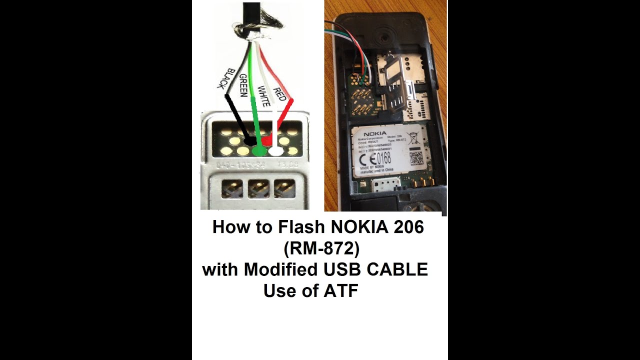 Nokia 206 PIN-OUT AND FLASH WITH ATF + TESTED FLASH FILE