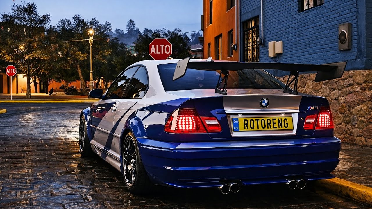 4K RELAXING DRIVE | BMW M3 GTR | NFS Most Wanted Edition | Pure Engine Sound | Forza Horizon 5