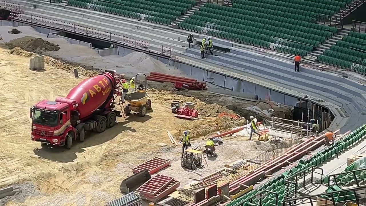 obra fosso Estádio José Alvalade