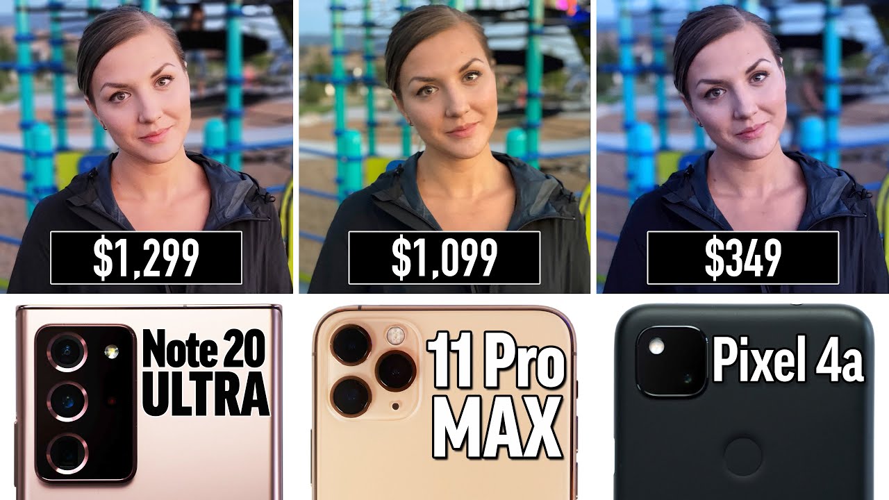 Unbiased Note 20 Ultra vs 11 Pro vs Pixel 4A Camera Test