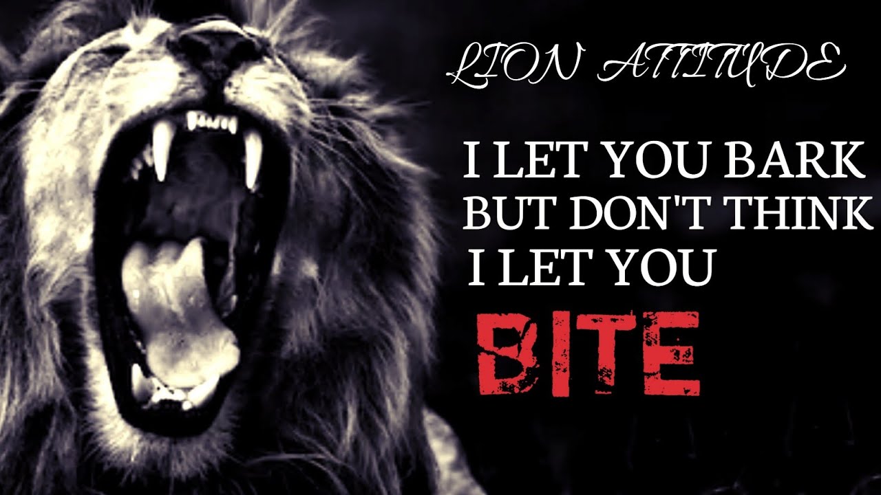Lion quotes for strong life