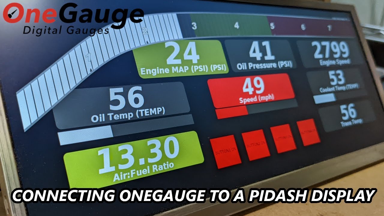 OneGauge and PiDash - More Screen Options and Sizes