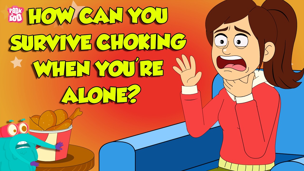 How to Survive CHOKING? | What to Do if You're Alone and Choking? | Self-Heimlich Maneuver Tips