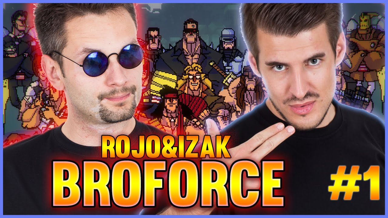 CONTRA NA STERYDACH! | Broforce z Izakiem