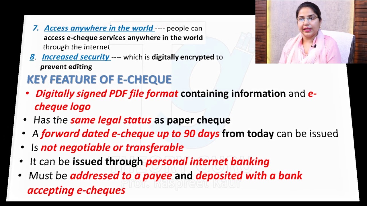 E-CHEQUES