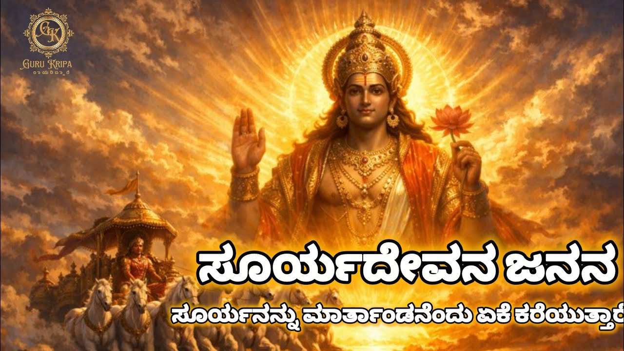 ಸೂರ್ಯ ದೇವನ ಜನ್ಮದ ಕಥೆ ಕೇಳಿ ನಿಮ್ಮ ಮನಸ್ಸು ಬೆಳಗಲಿ | Anu Pavankumar 