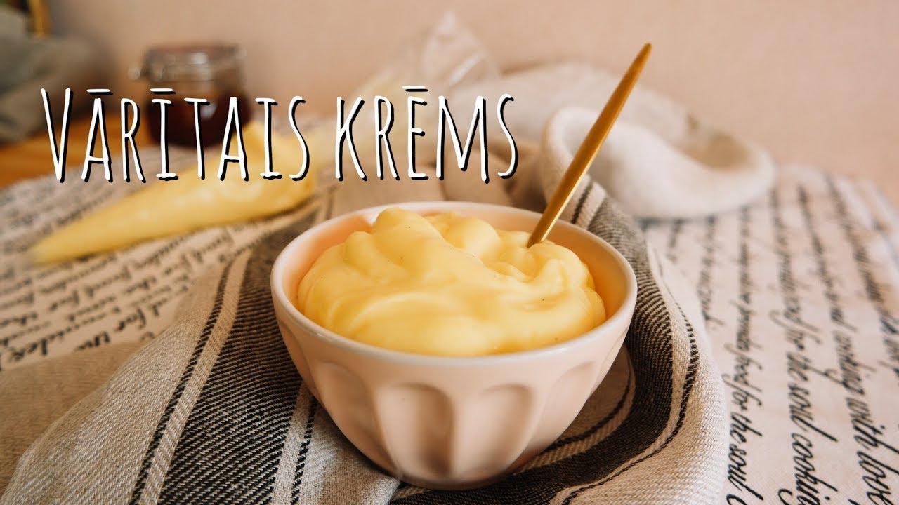 Bieza vārītā krēma recepte, kas vienmēr izdodas