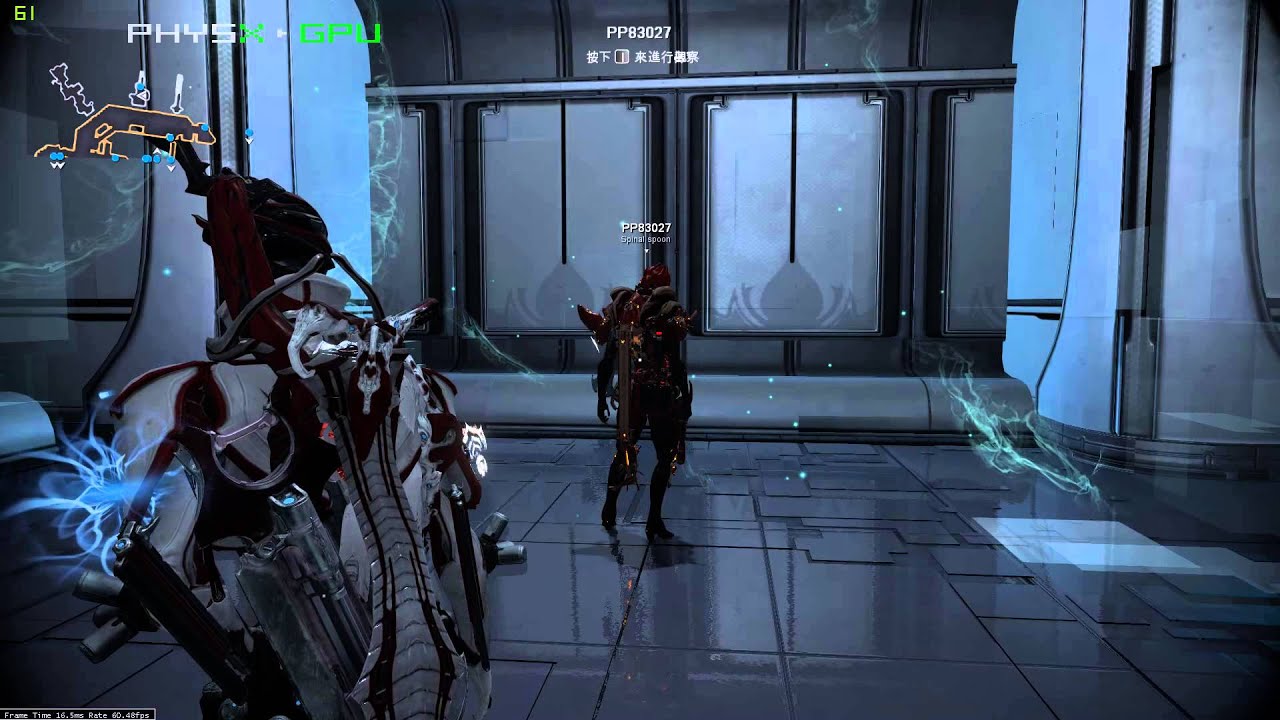 Warframe HUB Look test (60fps)