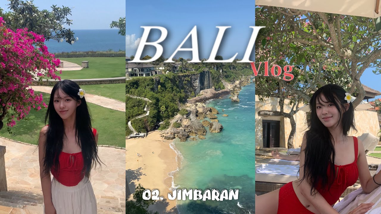 발리여행 브이로그 🌺 ep.02 짐바란 🤍 | 아야나리조트 &bull; 락바 &bull; 아야나선셋 &bull; 아야나포토스팟 | bali vlog ♡ 