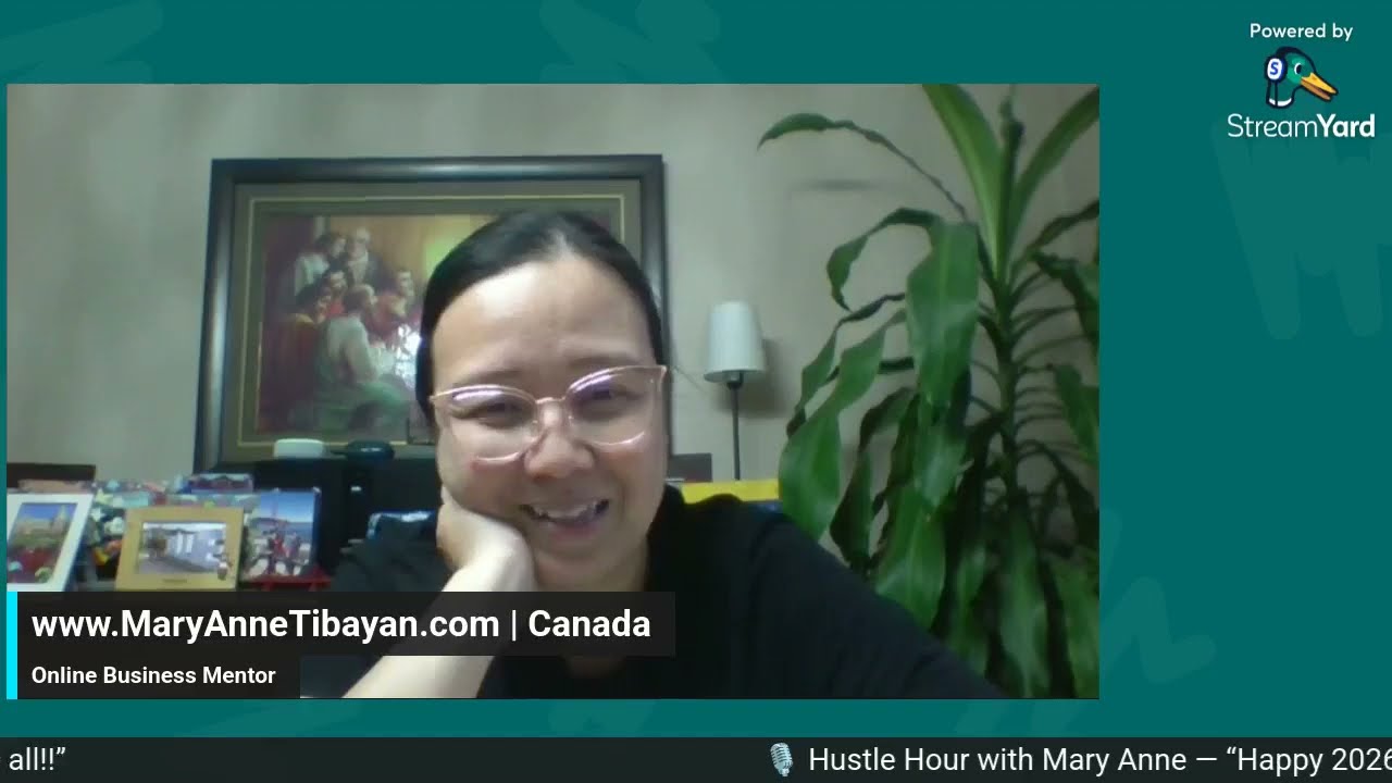 Hustle Hour with Mary Anne -- Happy 2026!