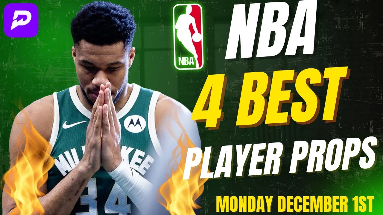 NBA PRIZEPICKS TODAY | 4 BEST PLAYER PROPS | MONDAY | 12/1/2025 | NBA BEST BETS
