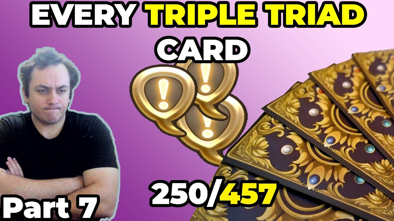 Getting ALL of the Triple Triad Cards in FFXIV Online.  Ep. 7! SIDEQUESTS ARE KING
