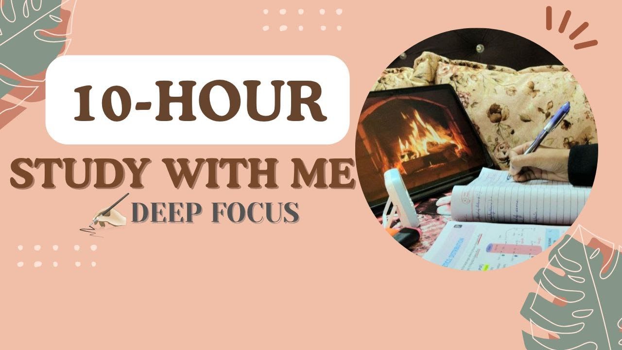 10HOUR STUDY WITH ME(part 2)📚 | Med Student | NO MUSIC