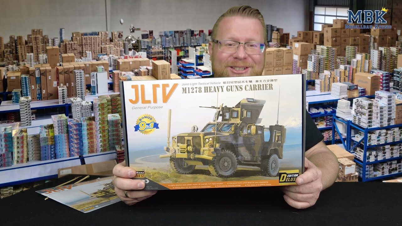 MBK packt aus #763 - 1:35 JLTV M1278 Heavy Guns Carrier DELUXE EDITION (Sabre 35A12)