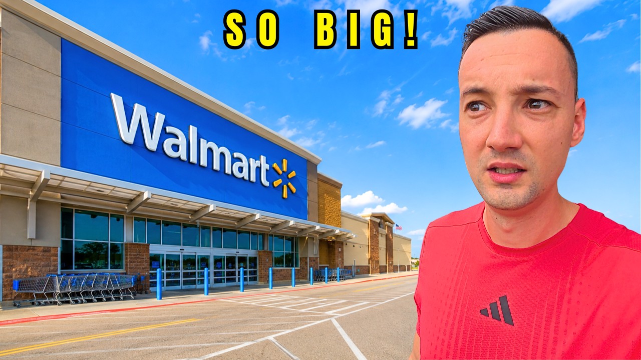 My 1st Time Inside American Walmart 🇺🇸 (It's Huge)