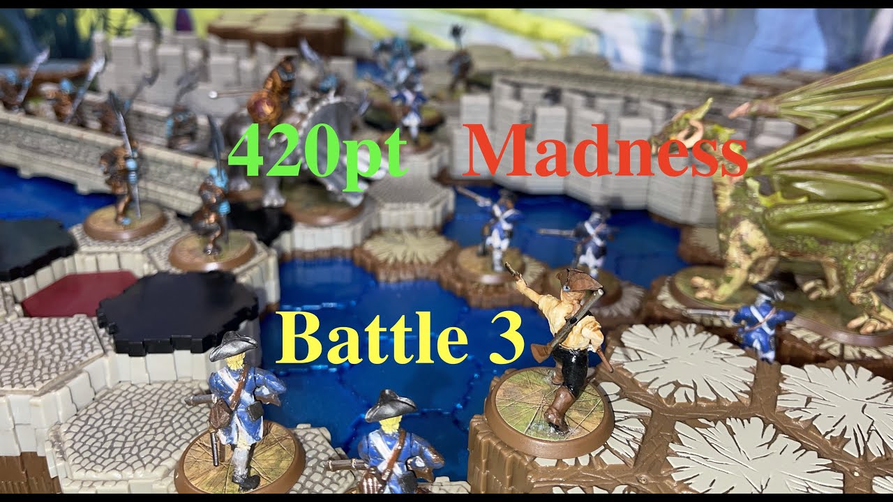 Heroscape Battle Bros! 420pt Madness Battle 3! Orcs Vs 4th Mass!