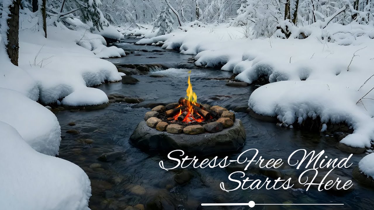 Cozy Pan Flute Music ⛄ Gentle Instrumental Ambience to Calm the Mind, Relax & Sleep Deeply