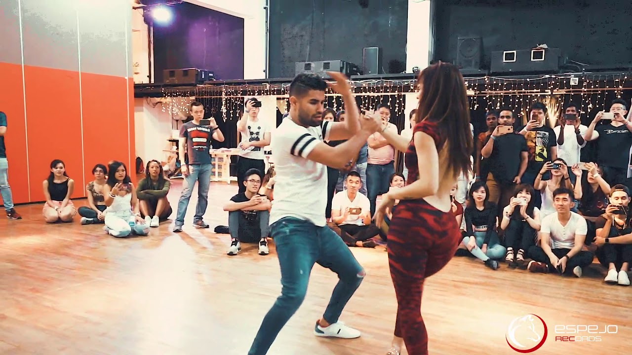 A pesar de la Dema - Don miguelo ft Anthony Santos , Marco y Sara Style / Bachata workshop singapur