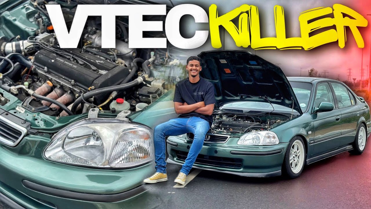 Fred’s very STRONG 180i Honda Ballade 🔥🤯 **Vtec Killer** #cars #review