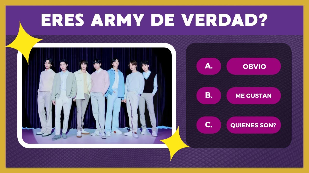 SOLO el 1% de las ARMYS consigue adivinar todas! Quiz BTS 2026 💜