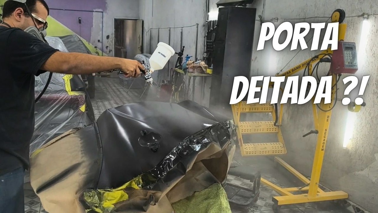 Pintura Automotiva Preto Liso na ÍNTEGRA
