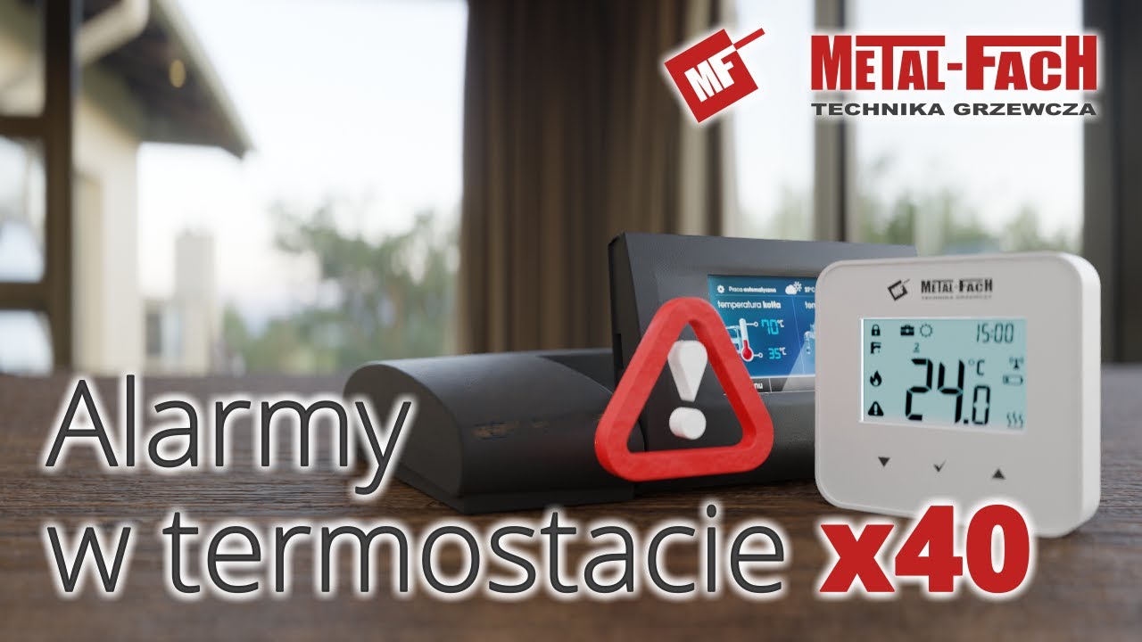 Alarmy i monity w termostacie x40
