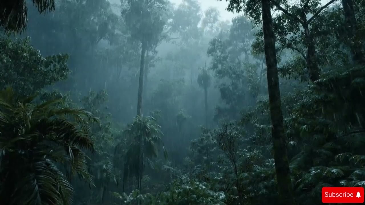 Relaxing Night Rain ASMR for Deep Sleep, Stress Relief & Calm Thoughts